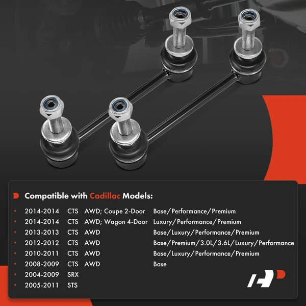 Sway Bar Link, Front Side, A-Premium APCA4788