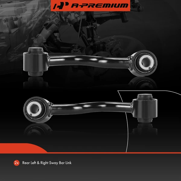 Sway Bar Link, Rear Side, A-Premium APCA6890
