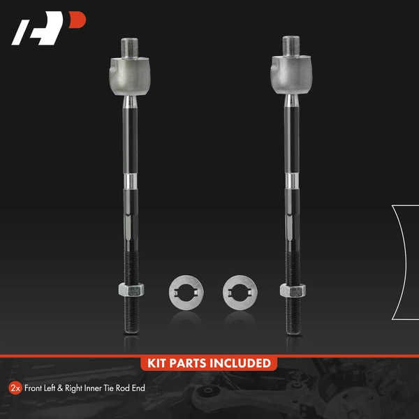 2 Pcs Front Inner Steering Tie Rod End for Honda CRV 2012-2016
