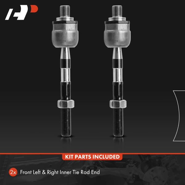 2 Pcs Front Inner Tie Rod End for Hyundai Tucson 2010-2017 Kia