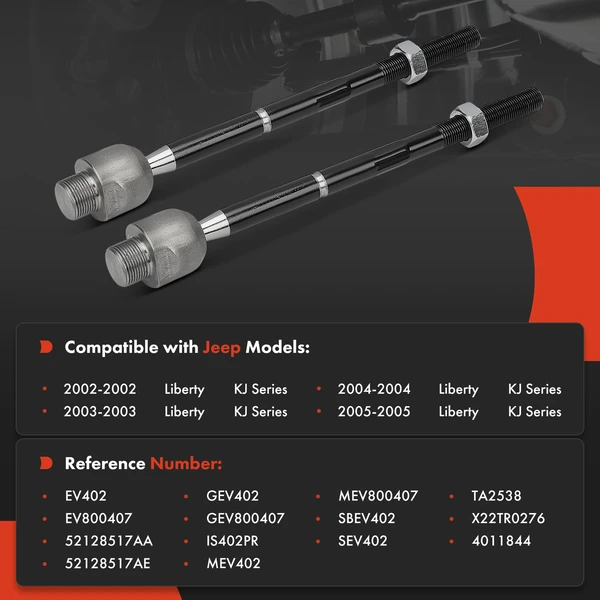 Tie Rod End Front Driver & Passenger Inner A-Premium APCA9529