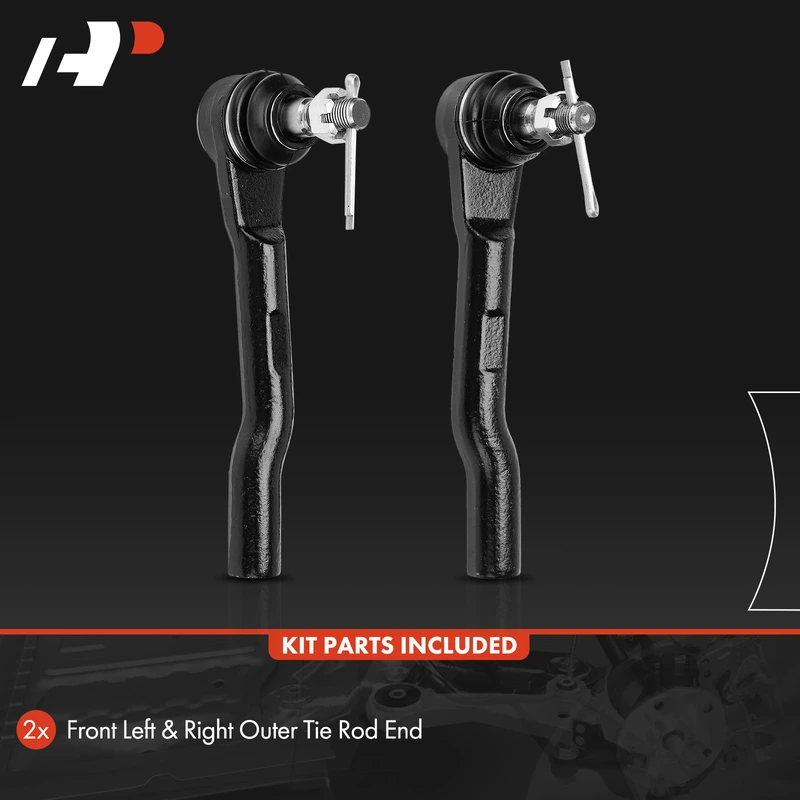 2 Pcs Front Outer Tie Rod End Kit for Honda HR-V 2016-2022