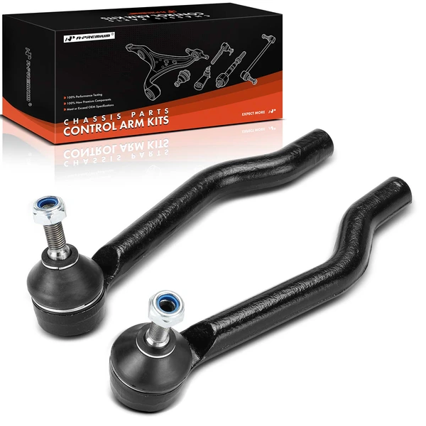 2 Pcs Front Outer Tie Rod End for Nissan Rogue 2014-2020 Rogue Sport