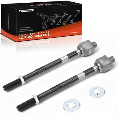 2 Pcs Front Driver & Passenger Inner Tie Rod End
