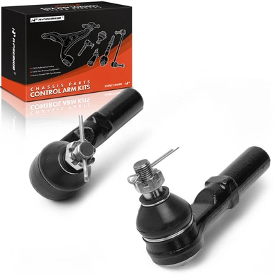 2 Pcs Front Outer Tie Rod End