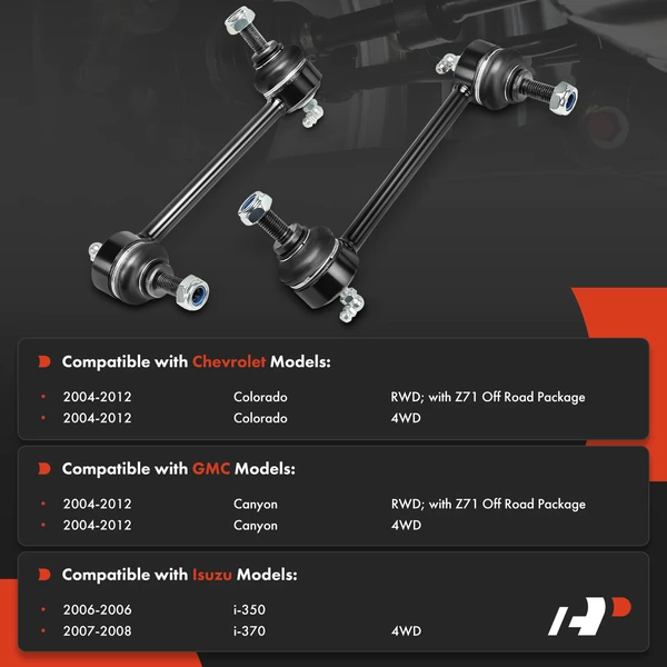 Suspension Stabilizer Bar Link Front Driver & Passenger A-Premium APCA8300