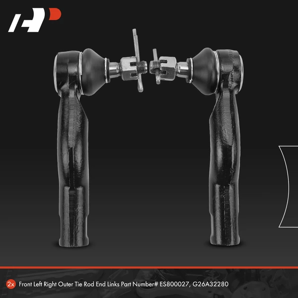 2 Pcs Outer Tie Rod End for Mazda 6 2003-2008