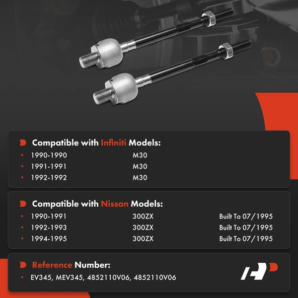 Tie Rod End Front Driver & Passenger Inner A-Premium APCA8477