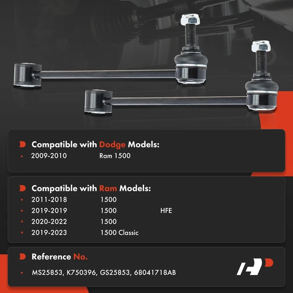 Stabilizer Sway Bar Link Rear Side A-Premium APCA7643