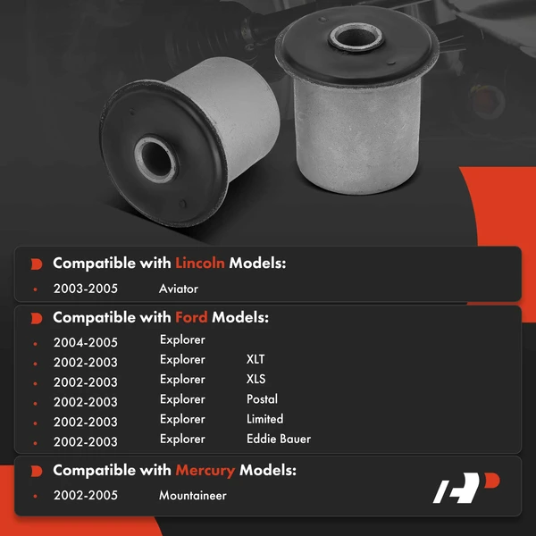 2-Pc Control Arm Bushing, Front Upper A-Premium APCA7425