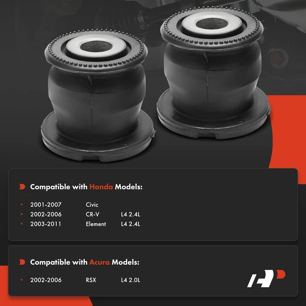 2-Pc Control Arm Bushing, Rear Lower Outer Rearward A-Premium APCA9039