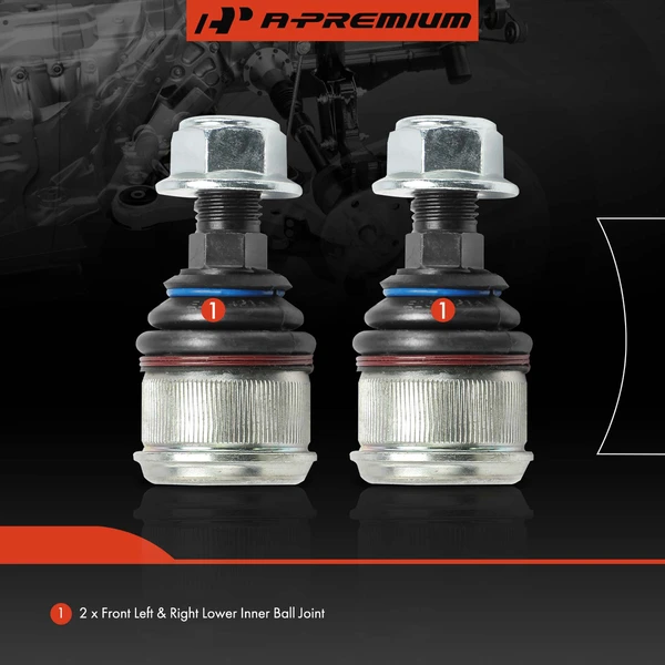 2 Pcs Front Lower Inner Ball Joint for Mercedes-Benz CLS500 E320 S500 SL400