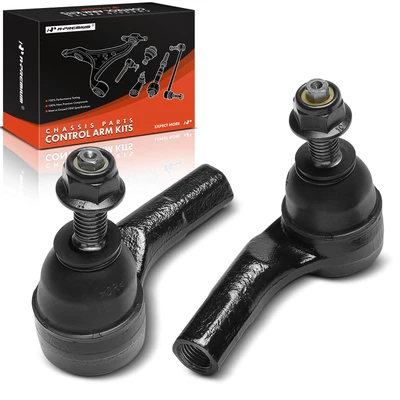 2 Pcs Front Outer Tie Rod End