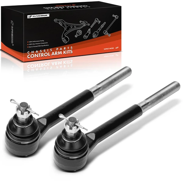 2 Pcs Front Outer Steering Tie Rod End for Chevy Malibu Buick