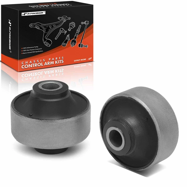 2-Pc Control Arm Bushing, Front Lower Rearward A-Premium APCA9043
