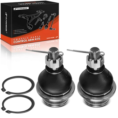 2 Pcs Front Lower Ball Joints