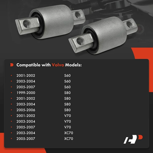 2-Pc Control Arm Bushing, Front Lower Inner Forward A-Premium APCA9044