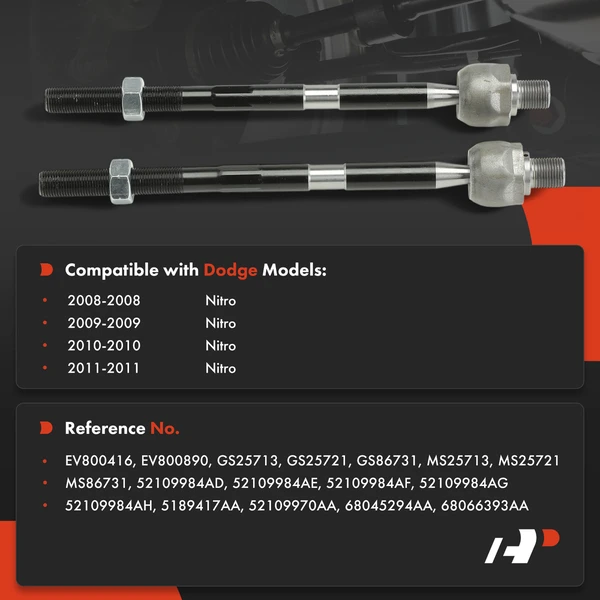 Tie Rod End Front Driver & Passenger Inner A-Premium APCA9063