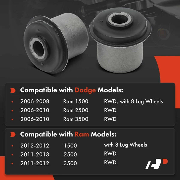 2-Pc Control Arm Bushing, Front Upper A-Premium APCA7434