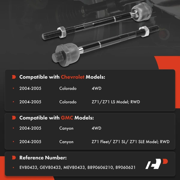 Tie Rod End Front Driver & Passenger Inner A-Premium APCA9530