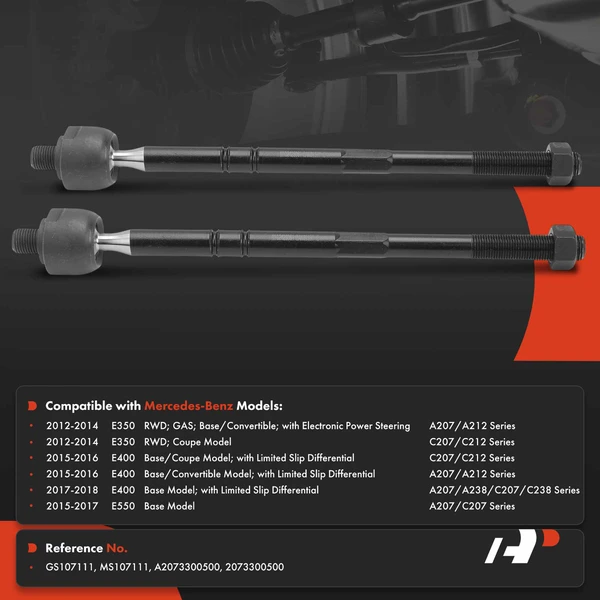 Tie Rod End Front Driver & Passenger Inner A-Premium APCA8635