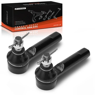 2 Pcs Front Outer Steering Tie Rod End
