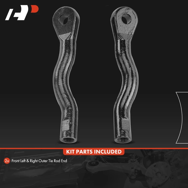 2 Pcs Left & Right Outer Tie Rod End for Lexus GS300 GS350 GS430 IS200t IS250