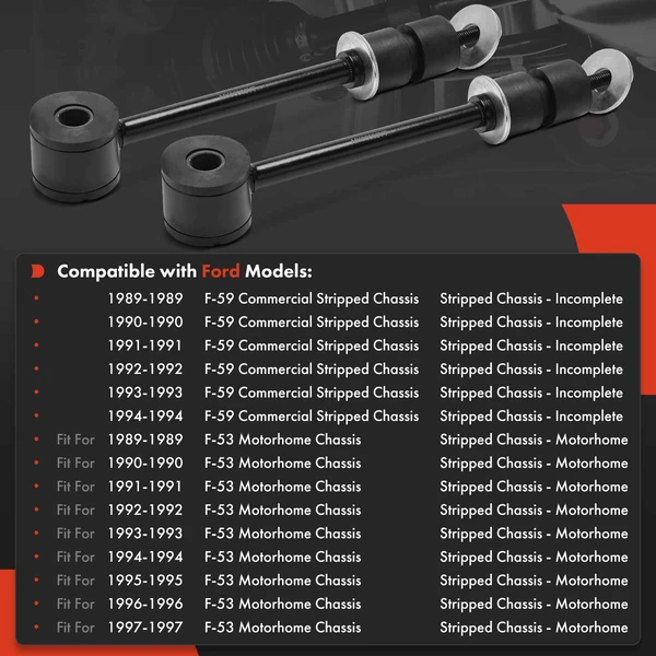 Sway Bar Link Front Driver & Passenger A-Premium APCA7645