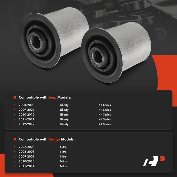 2-Pc Control Arm Bushing, Front Lower Arm To Strut A-Premium APCA9078