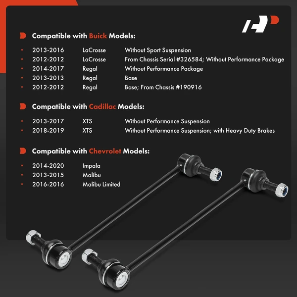Sway Bar Link Front Driver & Passenger A-Premium APCA7653