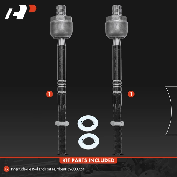 2 Pcs Inner Tie Rod End for BMW 528i 11-16 535i 550i 640i 650i 740i 750Li xDrive M5