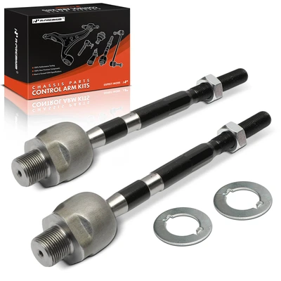 2 Pcs Front Driver & Passenger Inner Tie Rod End