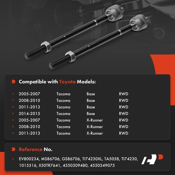 Tie Rod End Front Driver & Passenger Inner A-Premium APCA9081