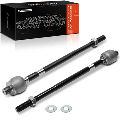 2 Pcs Front Driver & Passenger Inner Steering Tie Rod End
