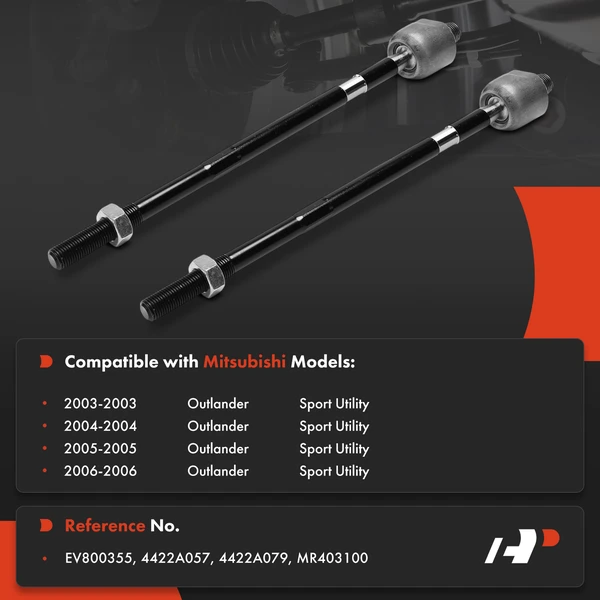 Tie Rod End Front Driver & Passenger Inner A-Premium APCA9085