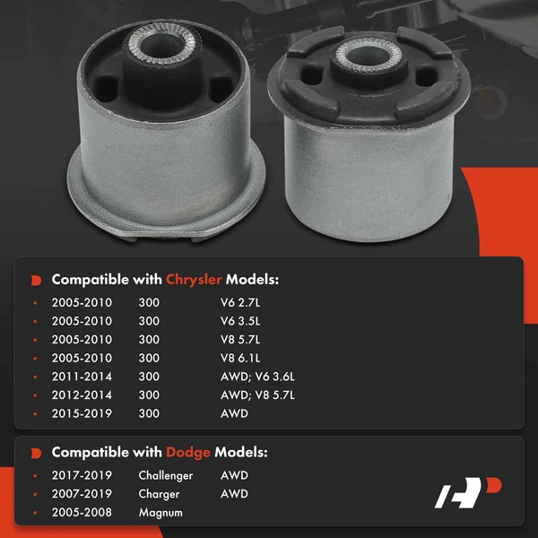 2-Pc Control Arm Bushing, Front Upper A-Premium APCA7443