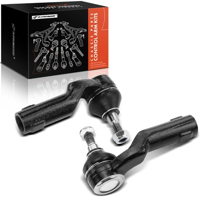 2 Pcs Outer Tie Rod End