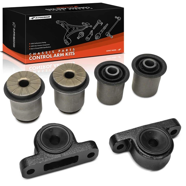 6-Pc Control Arm Bushing, Front Side A-Premium APCA9963