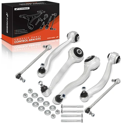 6 Pcs Front Control Arm Sway Bar Ball Joint