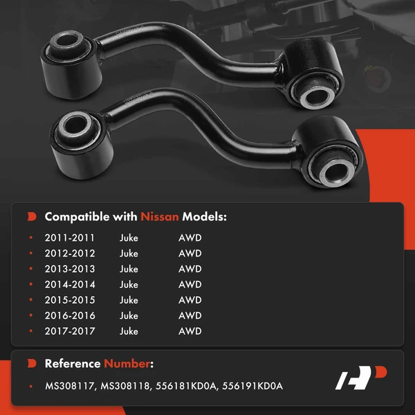 Sway Bar Link Rear Driver & Passenger A-Premium APCA8638