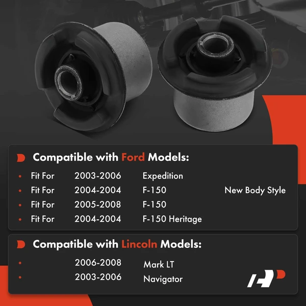2-Pc Control Arm Bushing, Front Upper A-Premium APCA7438