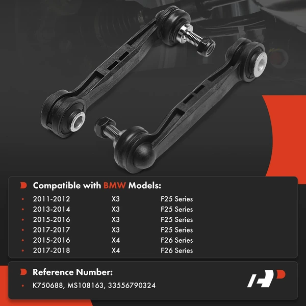 Sway Bar Link Rear Side A-Premium APCA8642