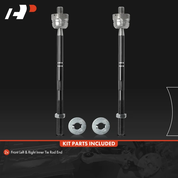 2 Pcs Front Inner Tie Rod End for Ford F-150 2004-2008 Lincoln