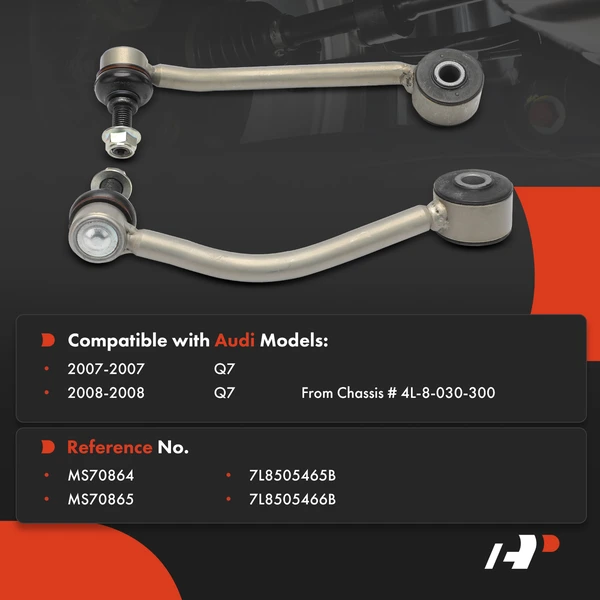 Sway Bar Link Rear Side A-Premium APCA7651