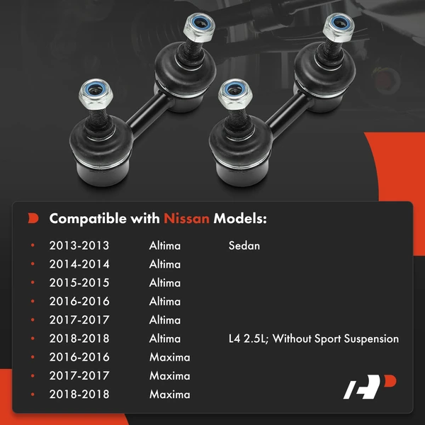 Stabilizer Sway Bar Link Rear Driver & Passenger A-Premium APCA8333