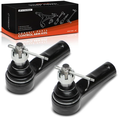 2 Pcs Front Outer Tie Rod End