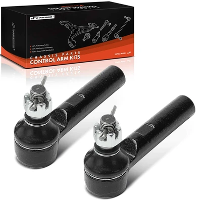 2 Pcs Front Outer Tie Rod End