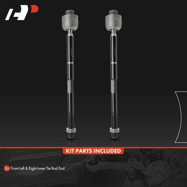 2 Pcs Front Inner Tie Rod End for Chevy Silverado 1500 2007-2013 GMC Sierra 1500