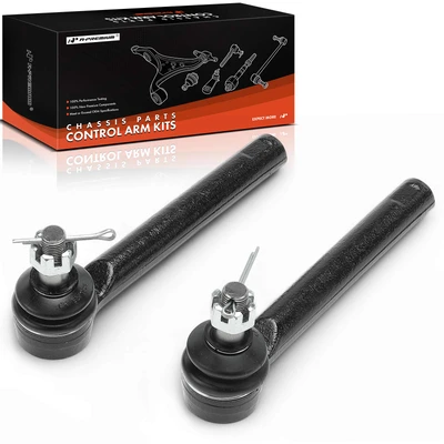 2 Pcs Front Outer Steering Tie Rod End