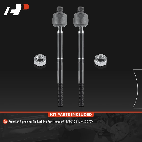 2 Pcs Inner Tie Rod End for Buick LaCrosse 14-16 Regal 14-17 Cadillac XTS 14-19